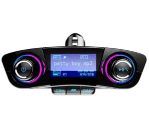Bluetooth Car MP3 Player with FM Transmitter & RGB Lights